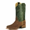 Anderson Bean Anderson Bean Kid's Tan Suede Green Boot