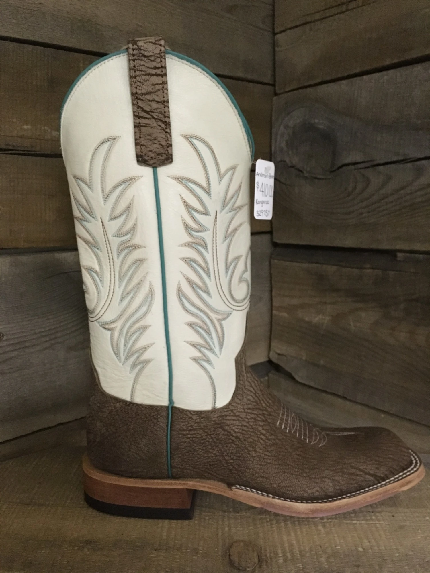 Anderson Bean Anderson Bean Women's Chocolate Dixie Kangaroo Boot 3 Anderson Bean Anderson Bean Women's Chocolate Dixie Kangaroo Boot - Image 3