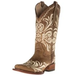 Circle G Circle G Women's Tan Embroidered Boot
