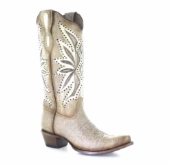 Circle G Corral Ladies Laser Cut Snip Toe Boot C3