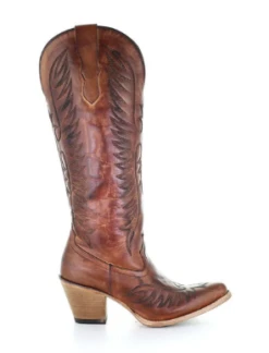 Corral Corral Ladies Cognac Embroidery Western Boot -Durango Store corral corral ladies cognac embroidery western boo 3