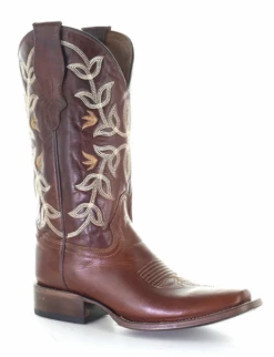 Corral Corral Ladies Cognac Floral Boot
