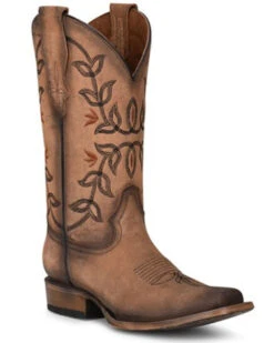 Corral Corral Ladies Distressed Brown Floral Boots