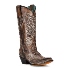 Corral Corral Women's Embroidery & Studs Western Boot