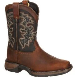 Durango Durango Kids Black Topped Western Boot