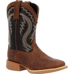 Durango Durango Youth Black And Brown Western Boot