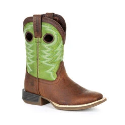 Durango Kid's Little Rebel Pro Lime Western Boot