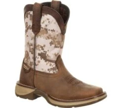 Durango Youth Dusty Brown Camo Boot