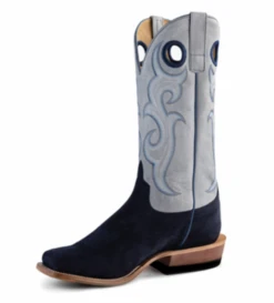 Horse Power Horse Power Men's Blue Suede Cutter Toe Boot