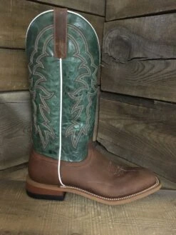 Horse Power Men's Green Top Square Toe Western Boot C3