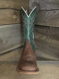 Horse Power Men's Green Top Square Toe Western Boot C3 -Durango Store horse power mens green top square toe western boot 5