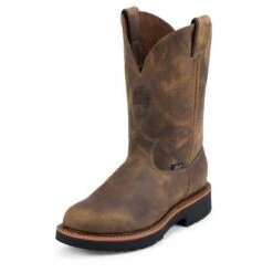 Justin Justin Men's Blue Print Pull On Boot C3 Size 12B