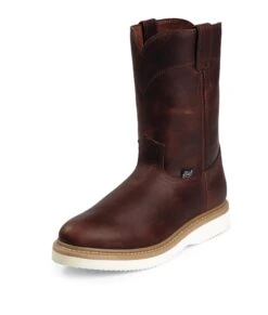 Justin Justin Men's Mahogany Work Boot 6.5M C3