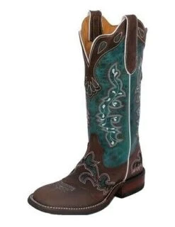 Lacy Boots Lacy Boots Ladies Teal Western Boot