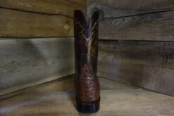 Lucchese Men's Cigar Ostrich Roper Boot C4 8.5 D -Durango Store lucchese mens cigar ostrich roper boot c4 85 d 3
