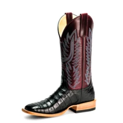 Macie Bean Macie Bean Ladies Black Caiman Boots