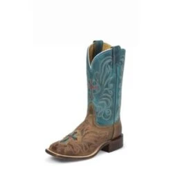 Tony Lama Women's Cross Overlay Western Boot C3 6B