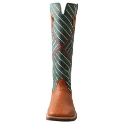 Twisted X Twisted X Kid's Teal Striped Buckaroo Boot -Durango Store twisted x twisted x kids teal striped buckaroo boo 2