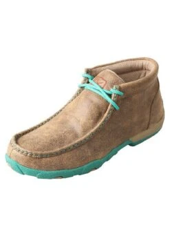 Twisted X Twisted X Women's Turquoise Driving Moccasin